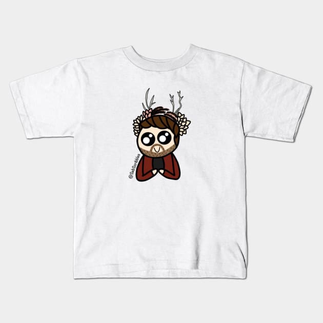 Reindeer Seb Kids T-Shirt by SuperrScribbles